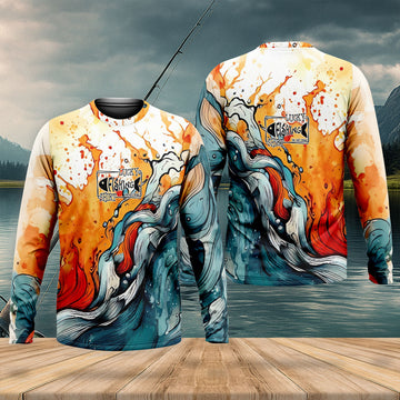 Lucky Fishing Shirt Do Not Wash Great Wave Art Fishing UPF Shirts, Funny Fishing Shirt, Fishing Shirts For Men