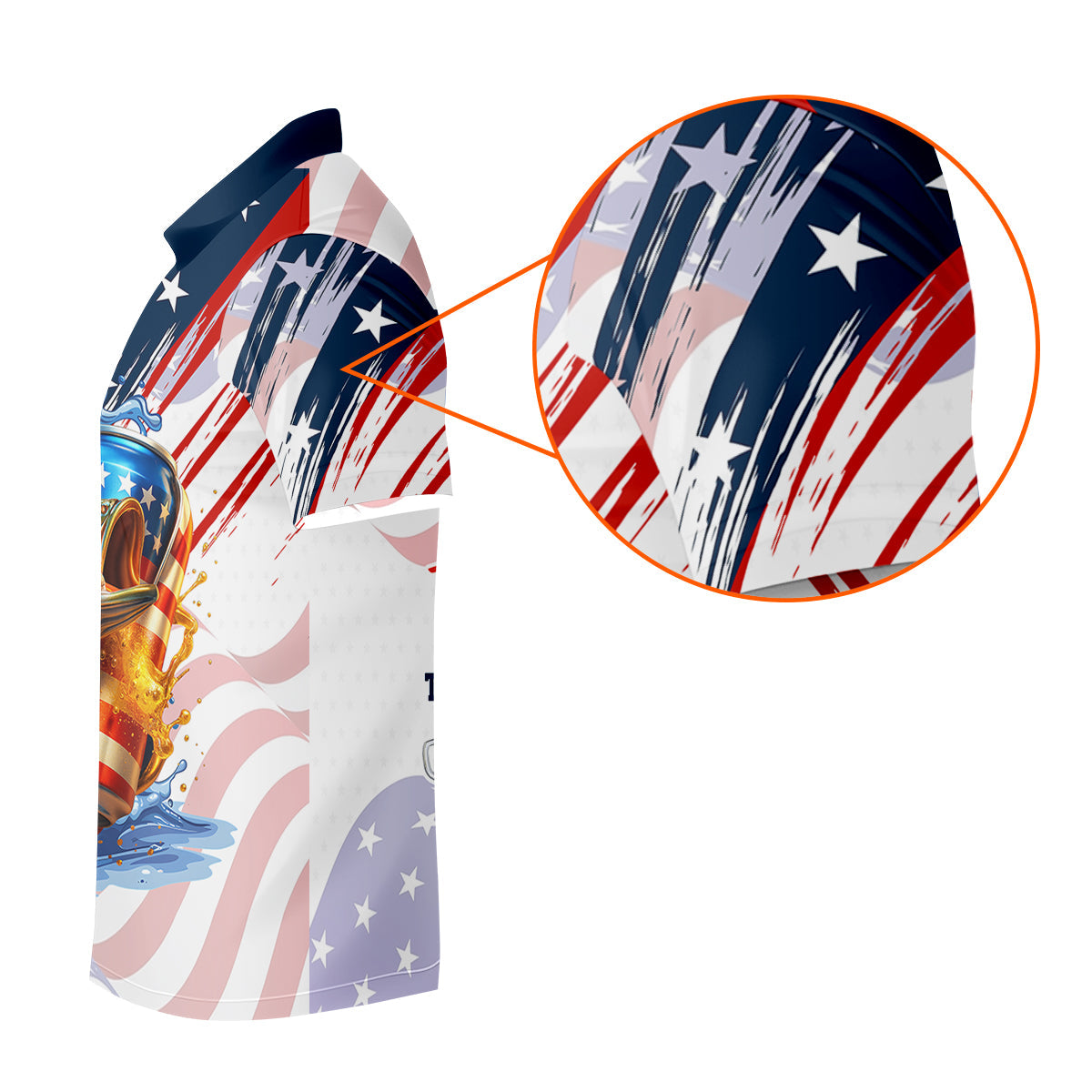 Don't Bother Me While I'm Fishing Beer Patriotic Fishing Shirt, SPF Shirt For Men, Funny Fishing Shirt