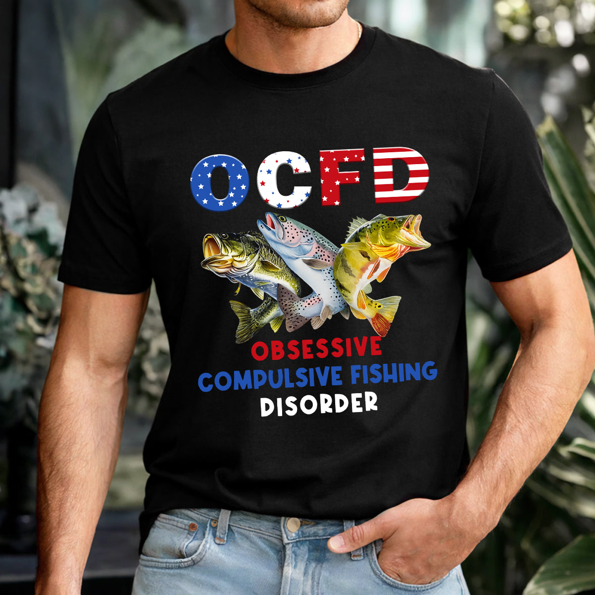 OCFD Funny Fishing Shirt, Patriotic Fishing Tee Shirts, 250th Anniversary Fishing Shirts For Men