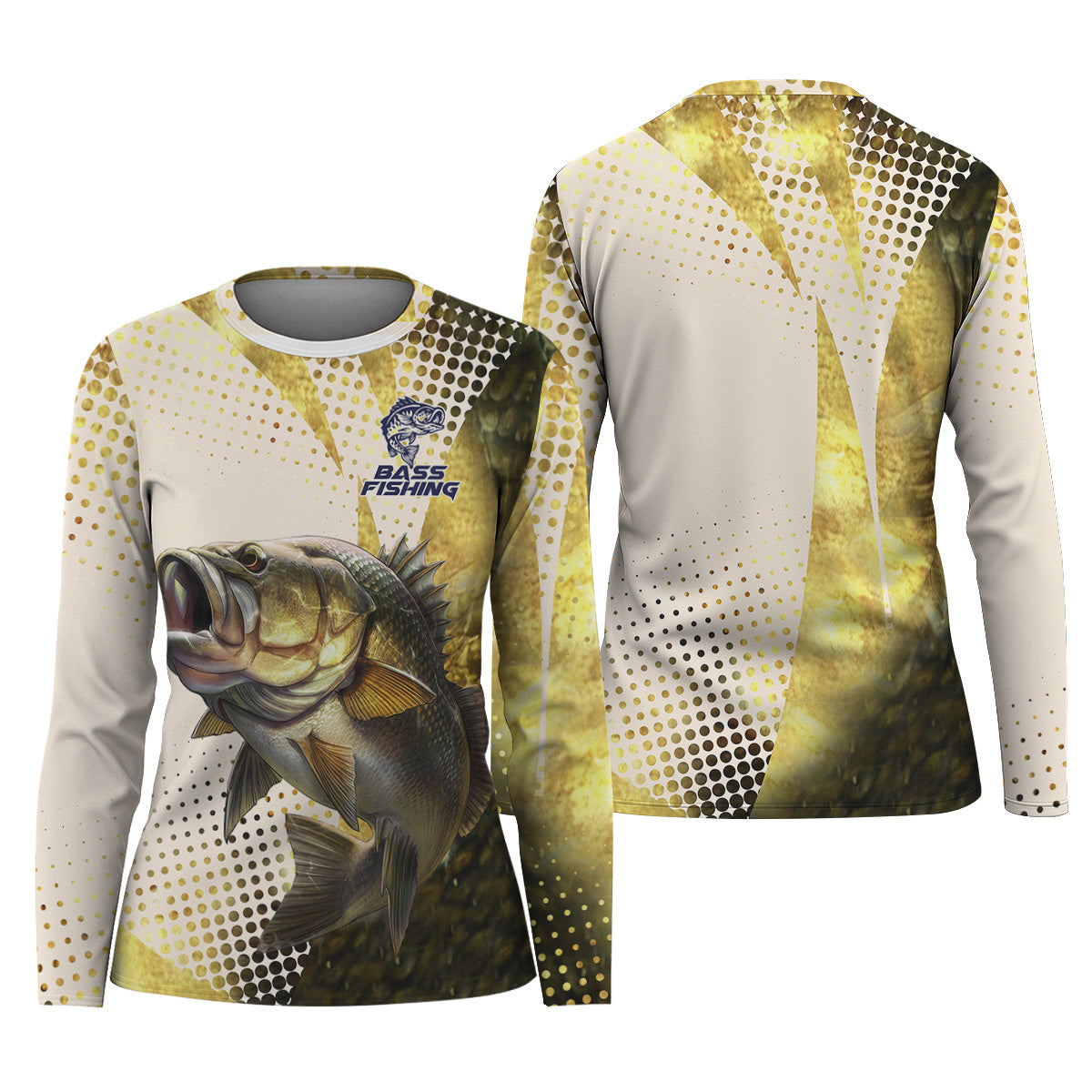 Bass Fishing Shirt, SPF Shirt For Men, Custom Fishing Shirt, Gift For Fisherman, Mens Casual Shirts