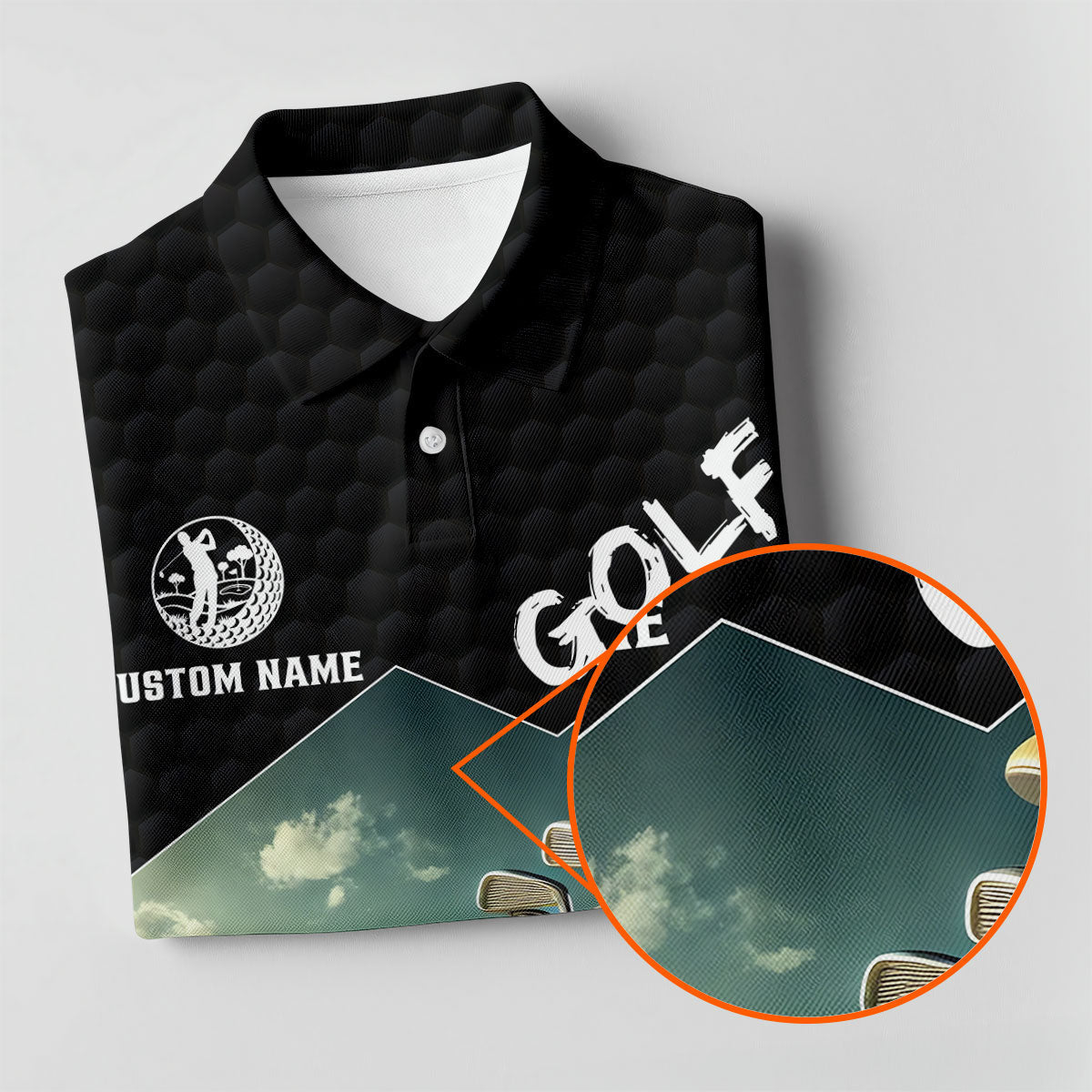 I Was One Under Today Golf Ball Pattern Funny Golf Shirt, Custom Golf Shirts, Golf Shirt For Women