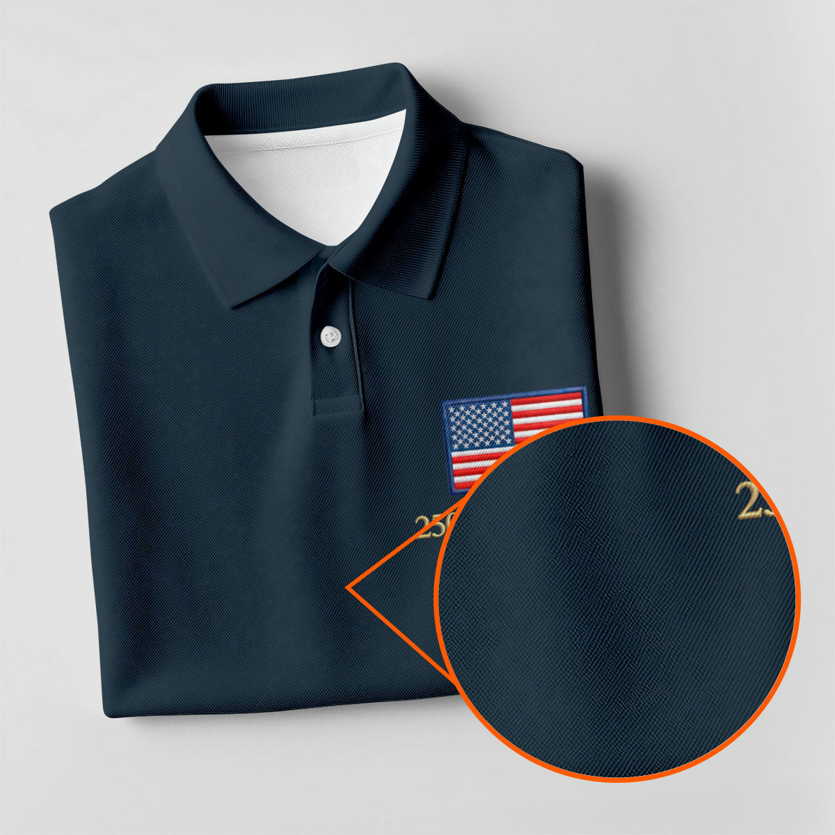 250th Anniversary USA Flag Logo 4th Of July Golf Shirt, Vintage Patriot Golf Shirt For Women