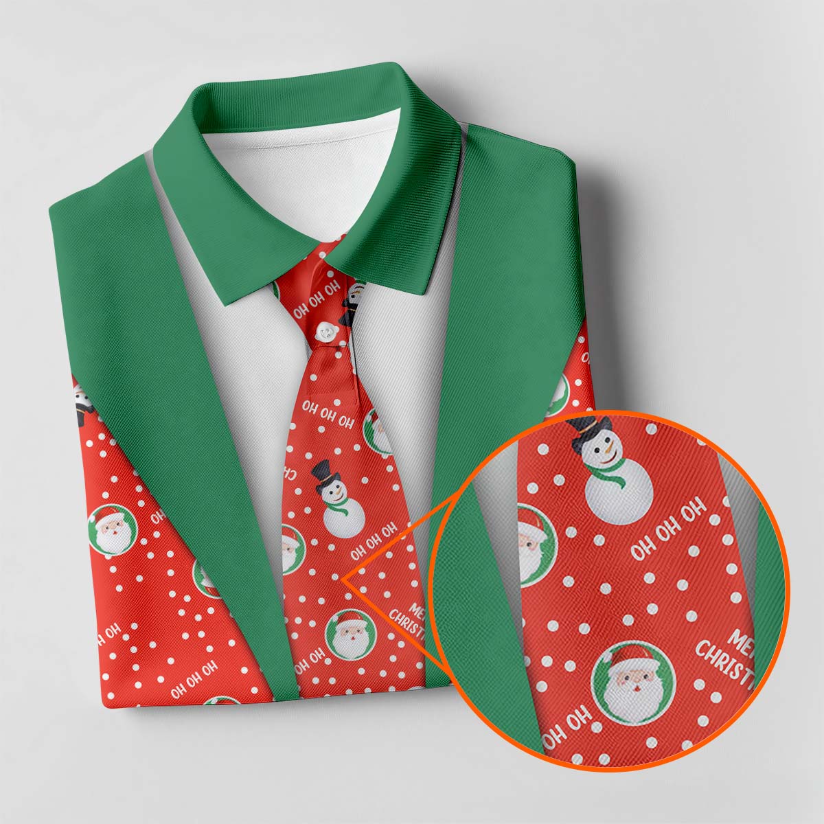 Ho Ho Ho Merry Christmas Funny Print Women's Golf Tops, Christmas Golf Shirt, Ladies Golf Polos