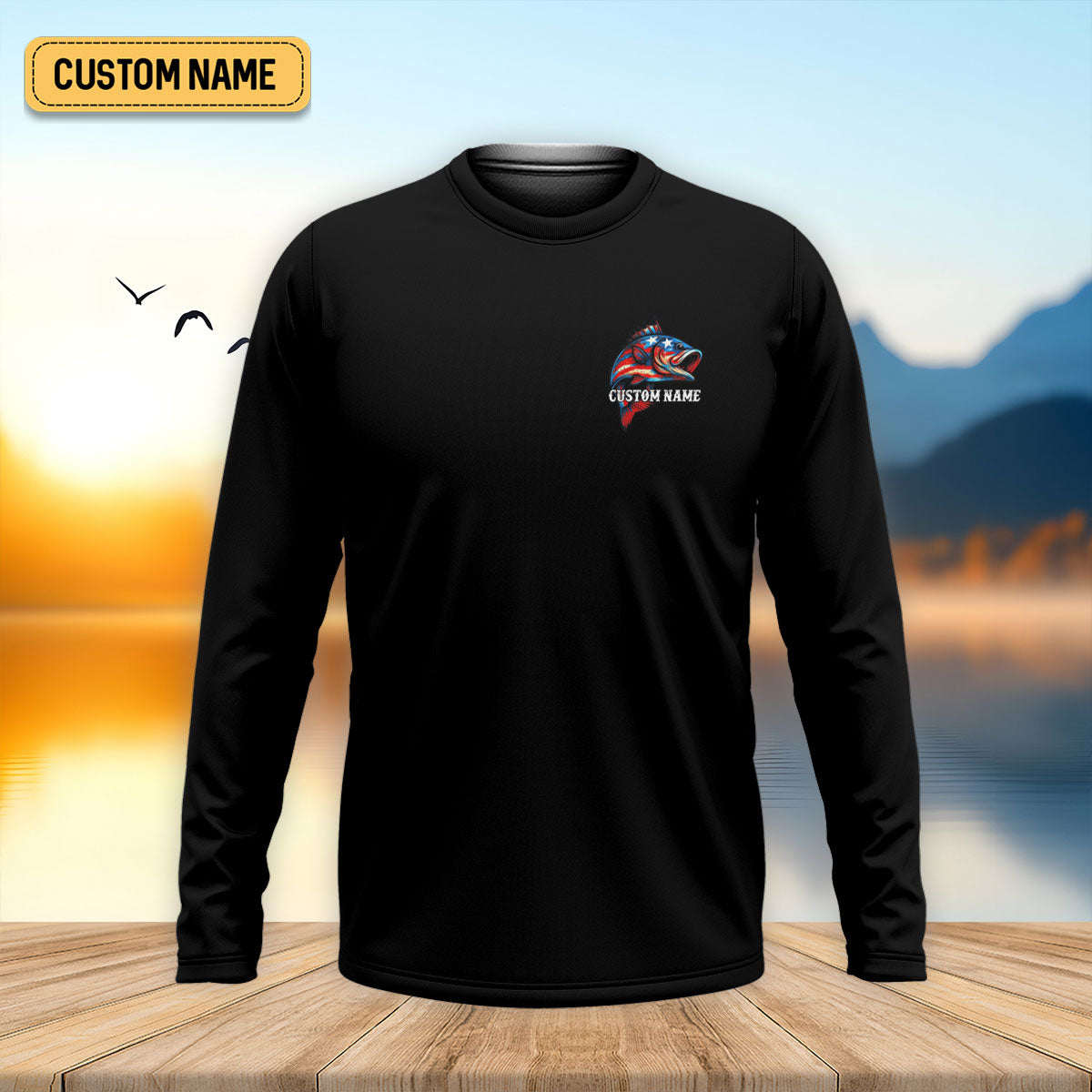 Live Free And Fish Hard American Flag Fishing Shirt, 250 Years 4th Of July Fishing UPF Shirts, Men's Fishing Shirt