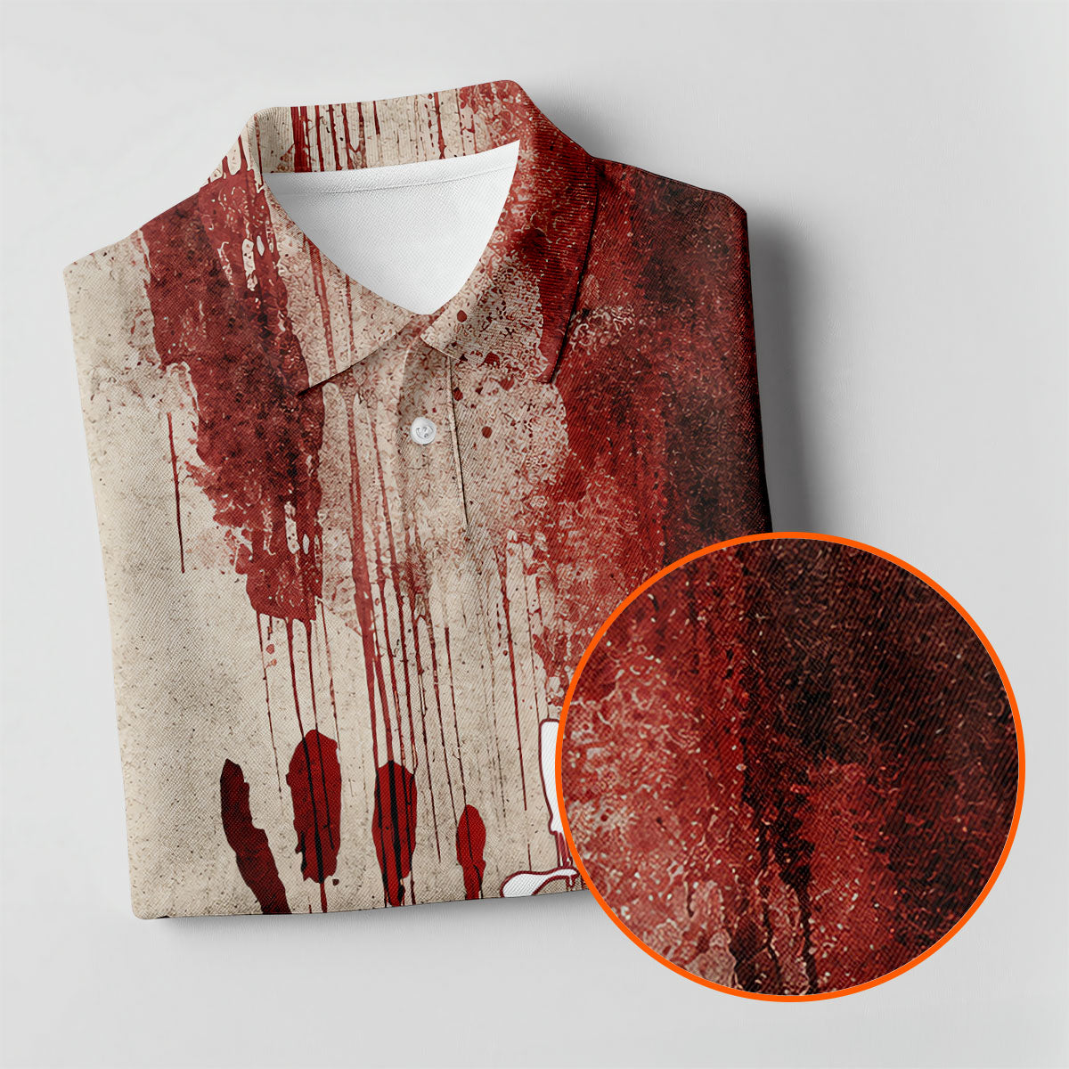 I'm Fine It's Not My Blood Halloween Golf Polo Shirt, Women's Golf Polo, Ladies Golf Shirts