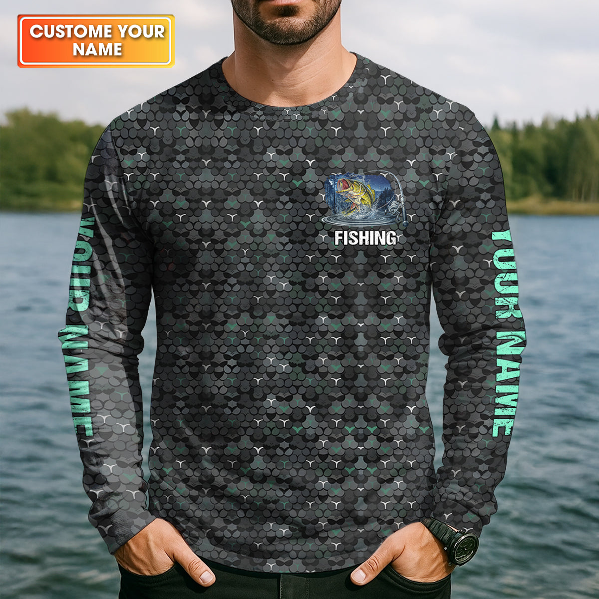 Personalized Fishing Shirt, Go Fishing 3 Days A Week Shirt, Fishing UPF Shirts, Funny Fisherman Gift