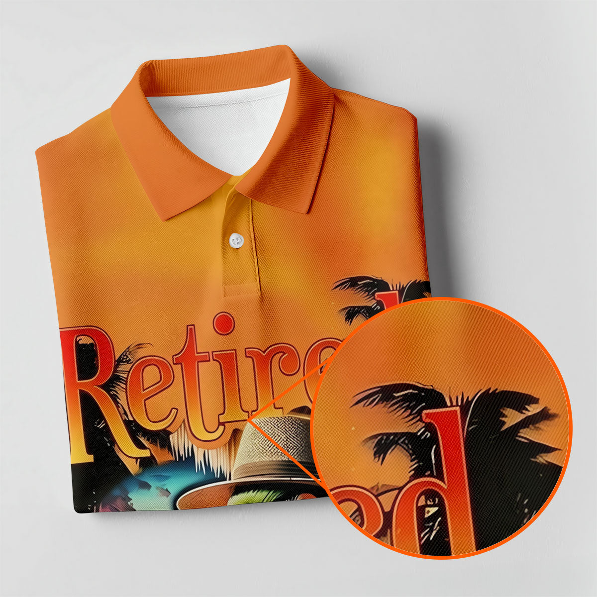 Funny Retirement Parrot Beach Vacation Golf Shirt, Golf Polo For Women, Printed Golf Shirt