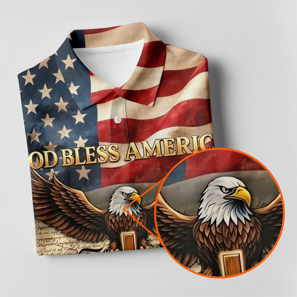 God Bless America 250 Years Of Freedom Retro Golf Shirt, Patriotic 4th Of July Golf Shirt For Women