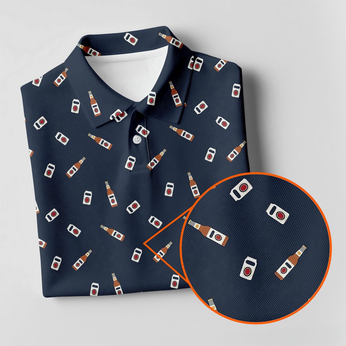 Golf And Beer Navy Golf Shirt, Fun Women's Golf Shirts, Women's Golf Tops, Ladies Golf Shirt