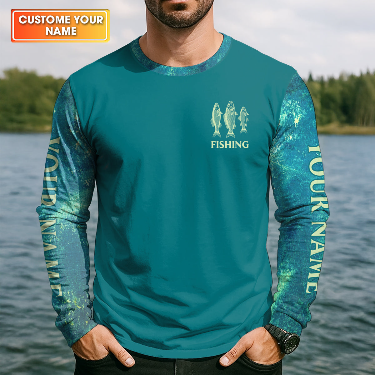 Jesus Will Make You Fishers Of Men Christian Fishing UPF Shirts, Funny Fishing Shirt, Fishing Shirts For Men