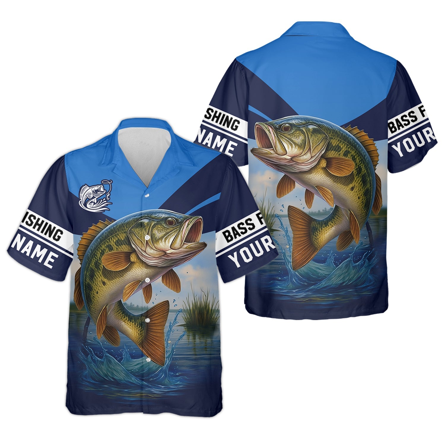 Largemouth Bass Fishing Women Fishing Shirt, SPF Long Sleeve Shirts Womens