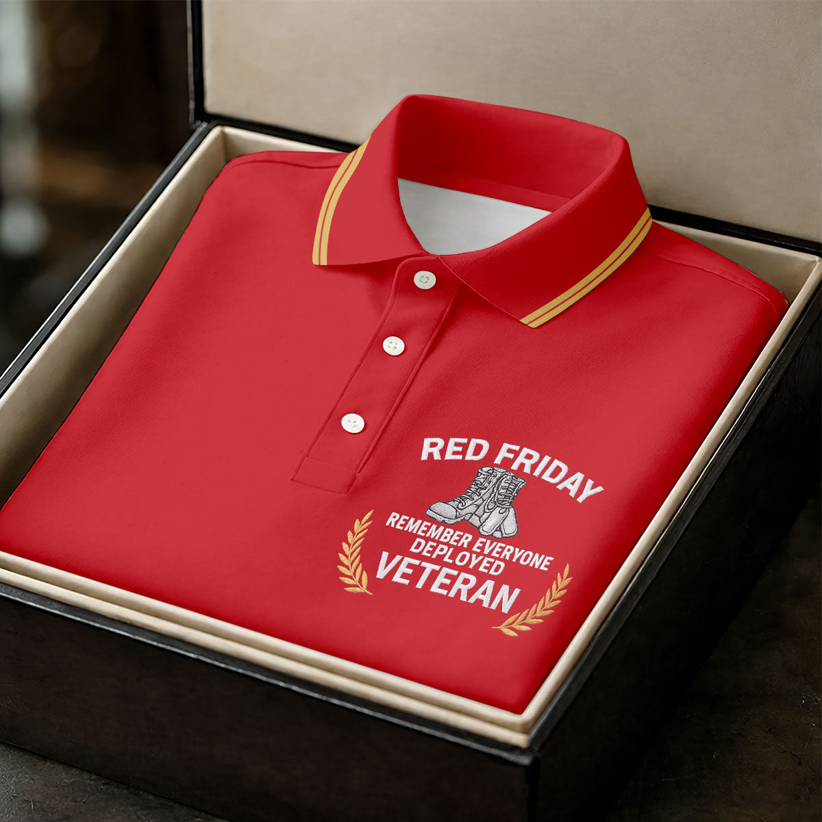Red Friday Veteran Memorial Patriotic 4th Of July Golf Shirt, 250 Years Women's Golf Tops