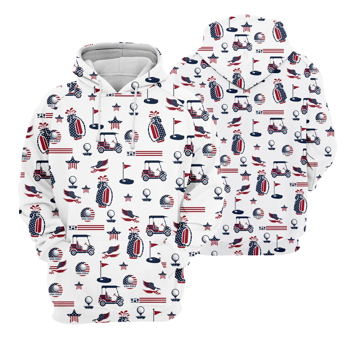 Patriotic USA Funny Womens Golf Polo ShirtWomen's 4th Of July Shirts, USA Golf Shirt, Custom Ladies Golf Shirt