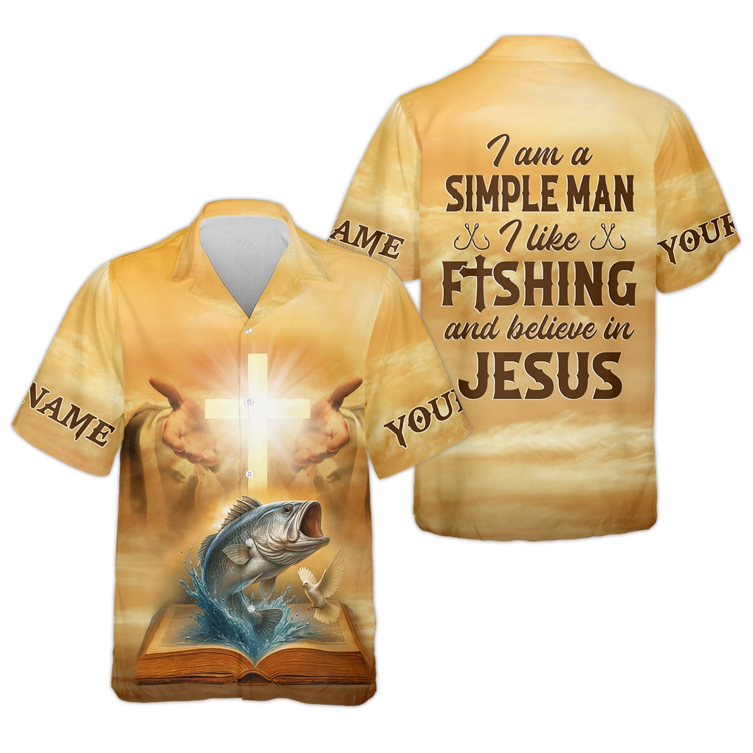 I Like Fishing And Believe In Jesus, Fishing UPF Shirts, Fisherman Gift, Fishing Shirts For Men