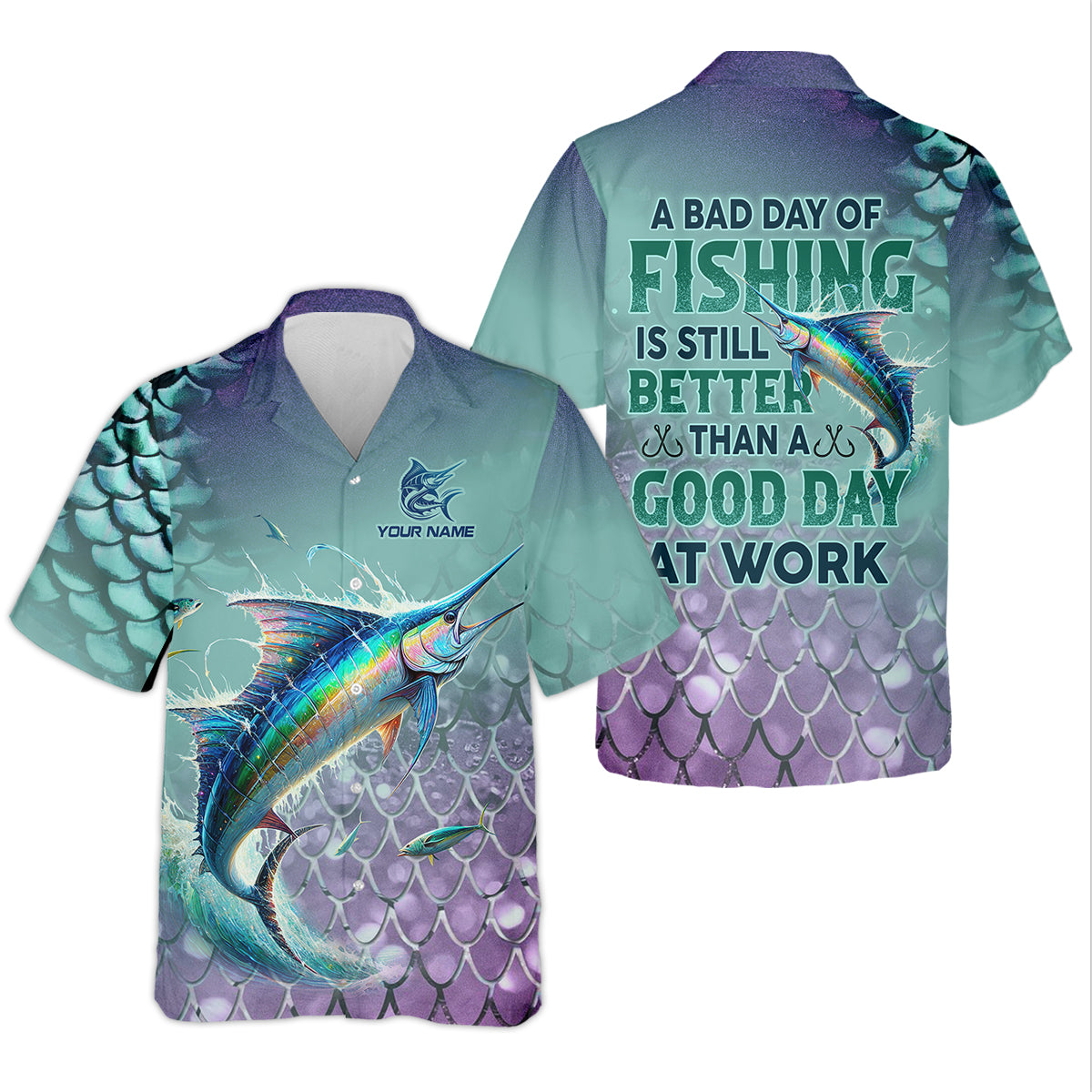 A Bad Day Of Fishing Is Still Better Than A Good Day At Work SPF Shirt, Funny Fishing Shirt, Fishing Shirts For Men