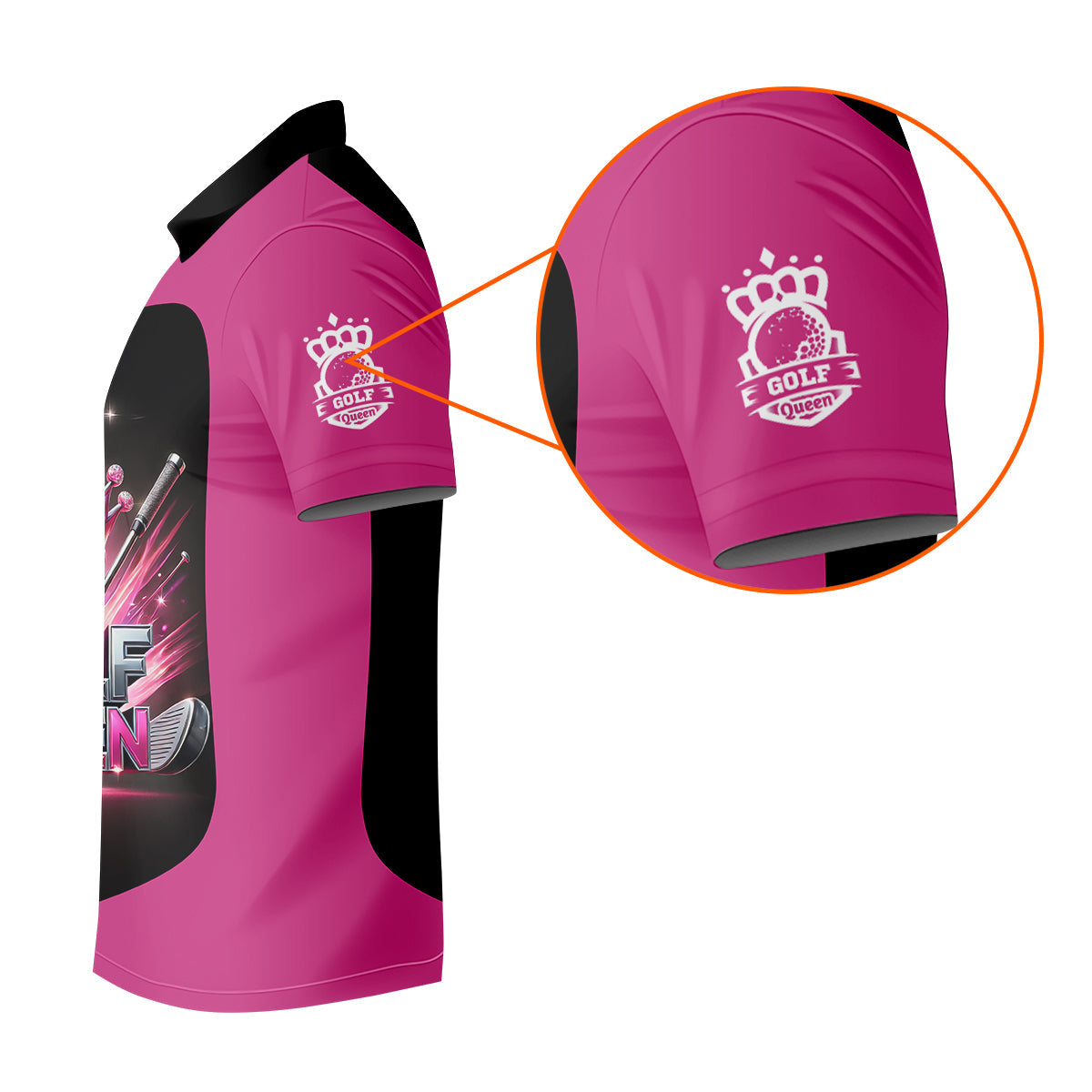 Golf Queen Custom Funny Womens Golf Polo ShirtLadies Golf Shirt, Mothers Day Gifts