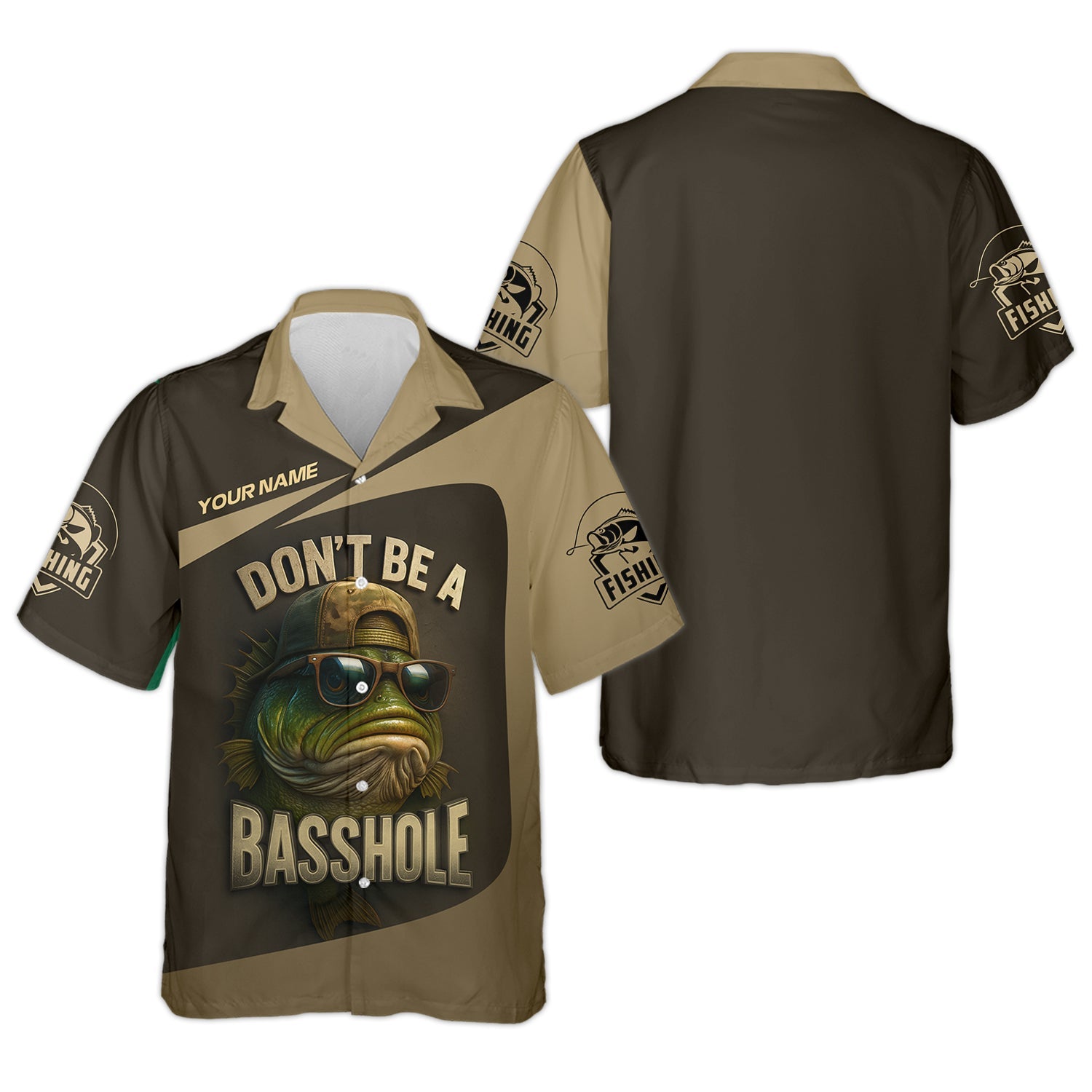 Don't Be A Basshole Women's Fishing Shirt, Mahi Fishing Shirt, UPF Fishing Shirt