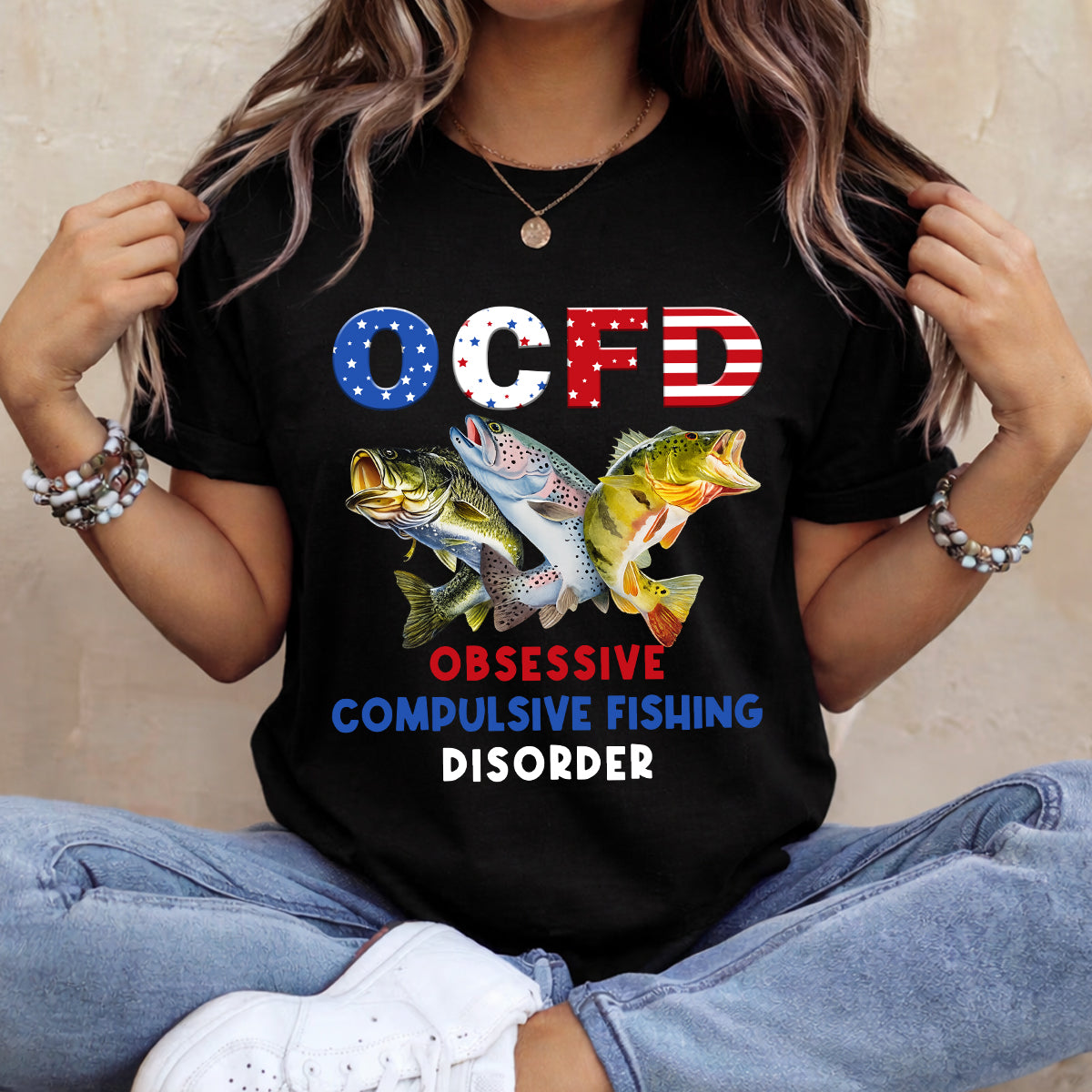OCFD Funny Fishing Shirt, Patriotic Fishing Tee Shirts, 250th Anniversary Fishing Shirts For Men