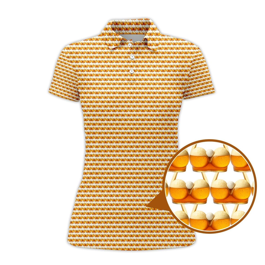 Funny Pattern Golf Shirt, Golf And Beer Shirt For Golfer, Golf Gift For Men
