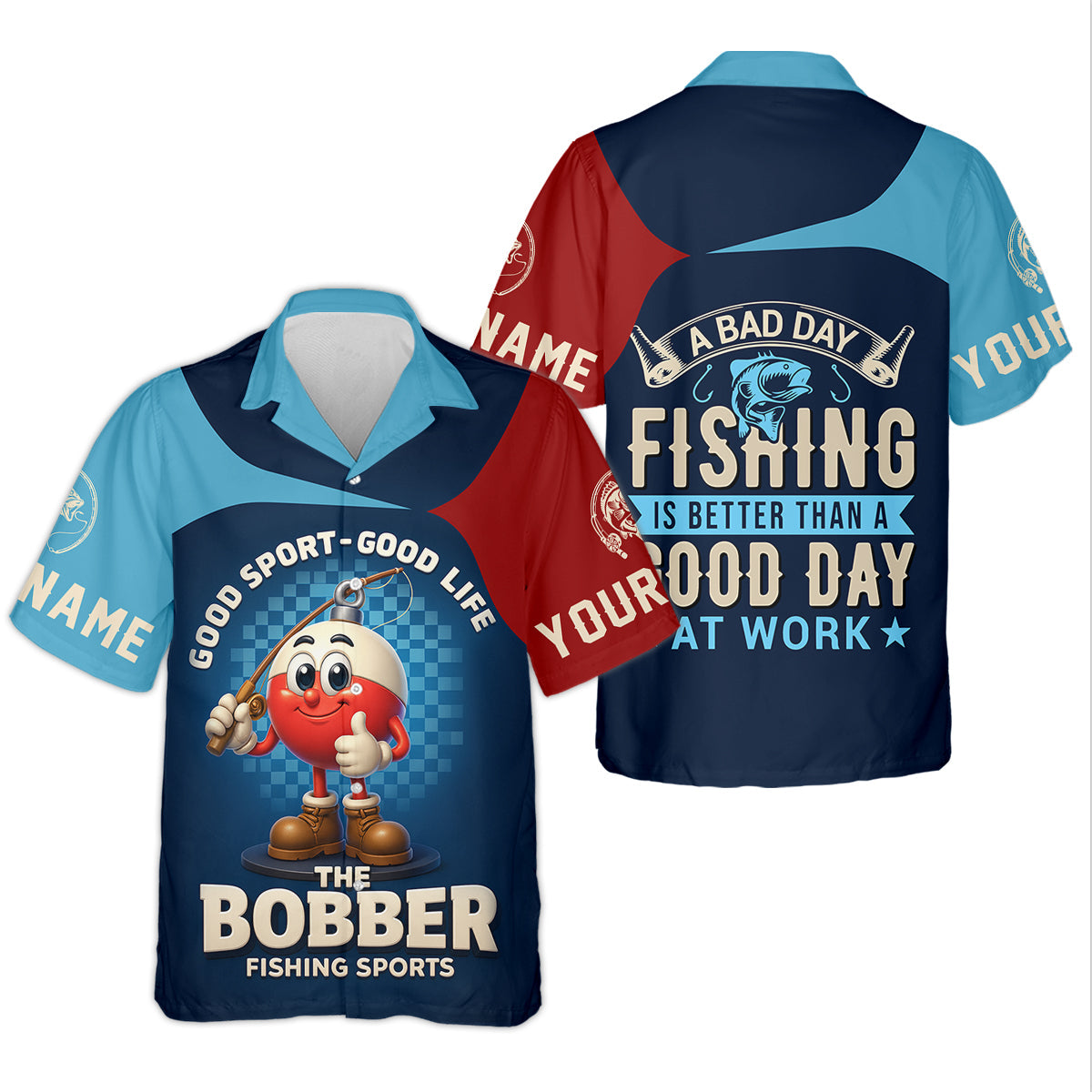 A Bad Day Fishing Is Better Than A Good Day At Work Women SPF Shirt, Funny Fishing Shirt