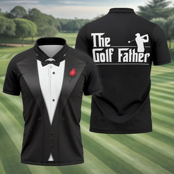 The Golf Father Funny Costume Father's Day Golf Shirt, Dad Golf Shirt, Golf Gift For Dad