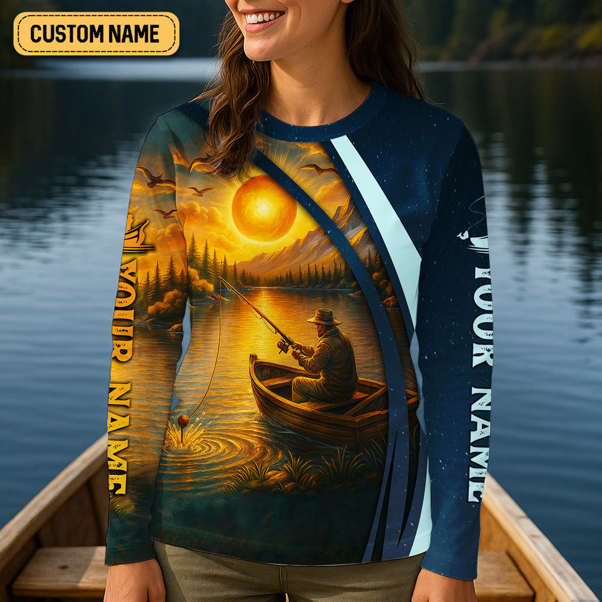 Cast All Your Cares On The Lord Christian Fishing Shirt For Women, Women SPF Shirt, Female Fishing Shirts