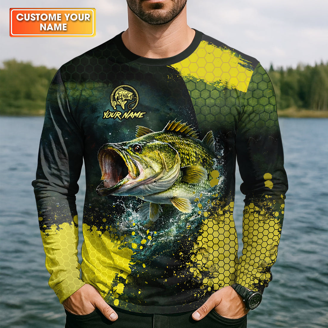 Fishing Saved Me From Being a Pornstar Bass Fishing UPF Shirt – Funny Fishing Shirt for Men