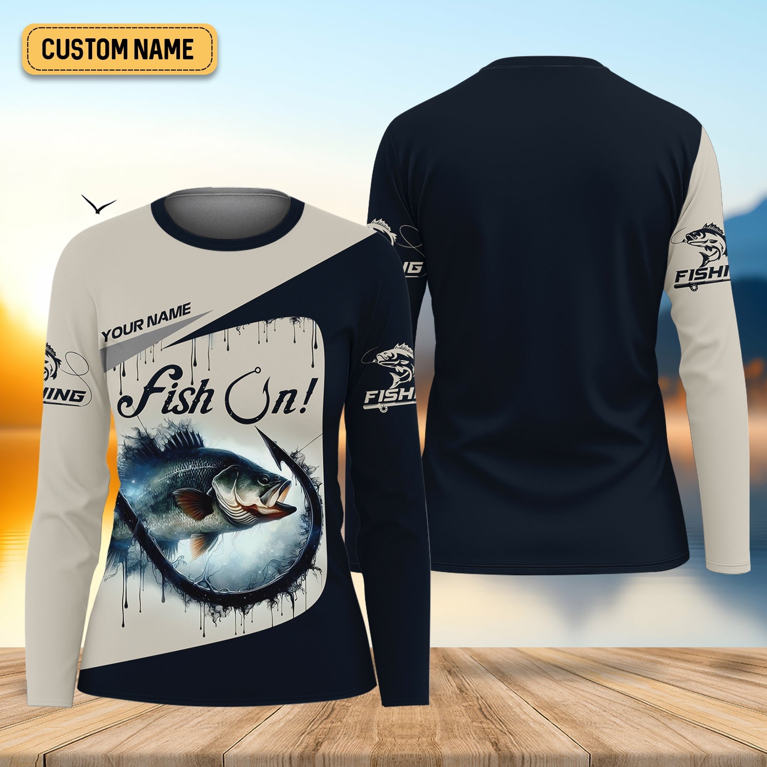 Bass Fishing Shirt, Long Sleeve Sun Shirt, Women Fishing Shirt, Women SPF Shirt, Funny Fishing Shirt