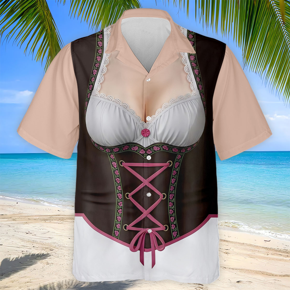 Funny Oktoberfest Costume Lederhosen Polo Shirt, Mens Golf Polo, Golf Shirts For Men