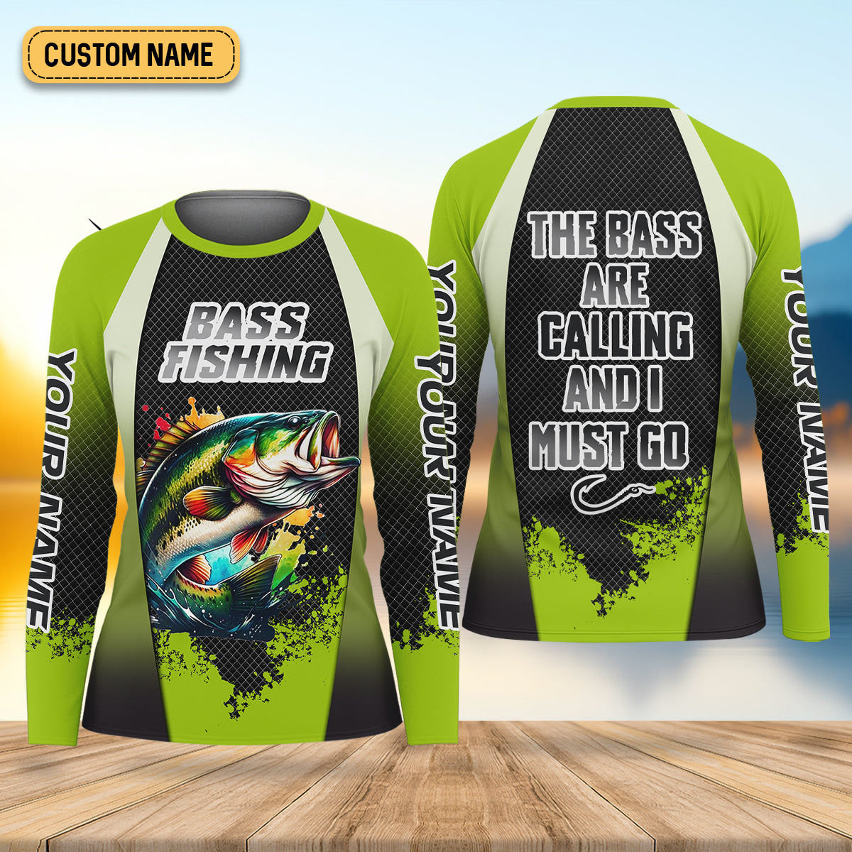 The Bass Are Calling And I Must Go Bass Fishing Women SPF Shirt, Funny Fishing Shirt, Women Fishing Shirt