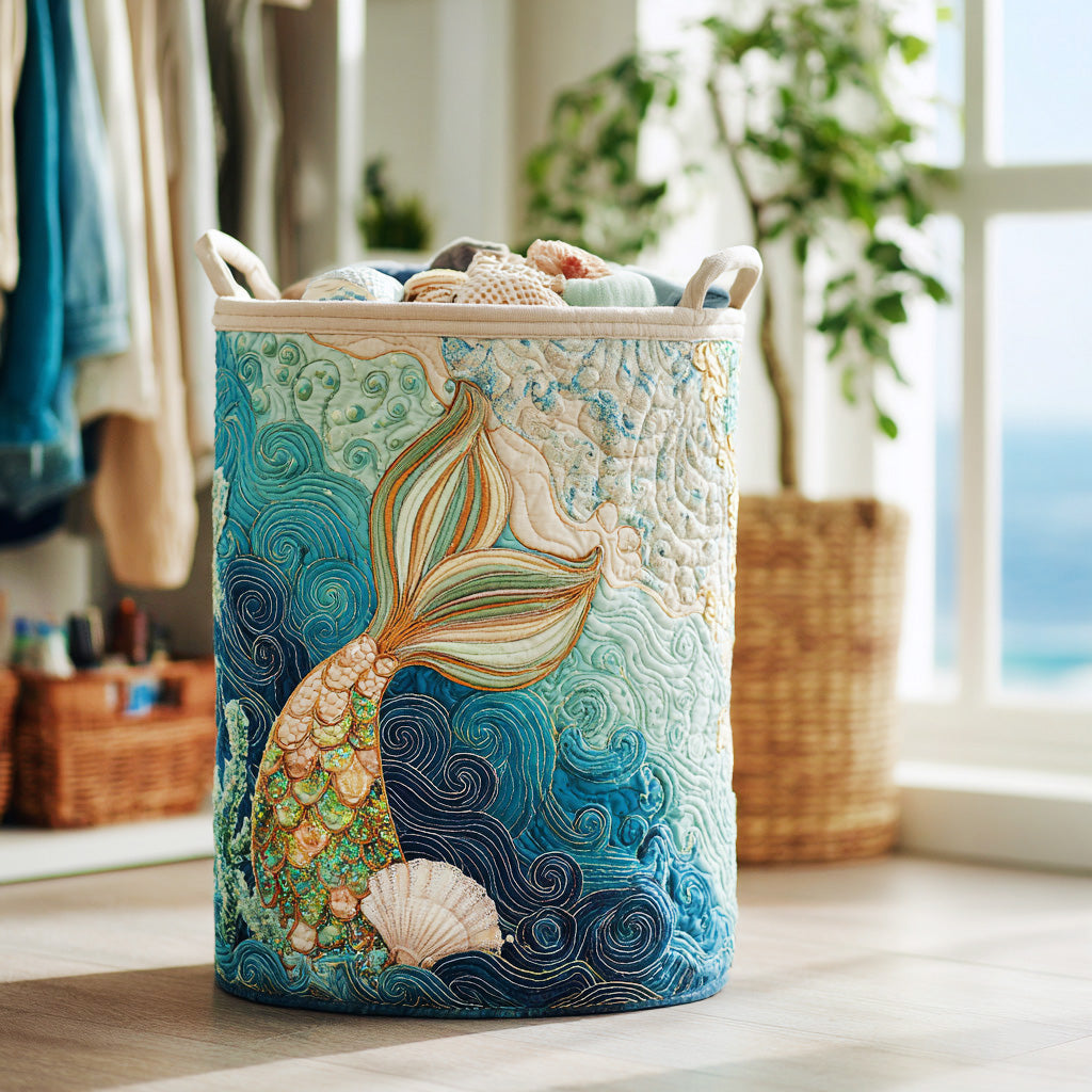 Aqua Mist Laundry Basket Laundry Gifts, Housewarming Gift Ideas, Mother's Day Gifts
