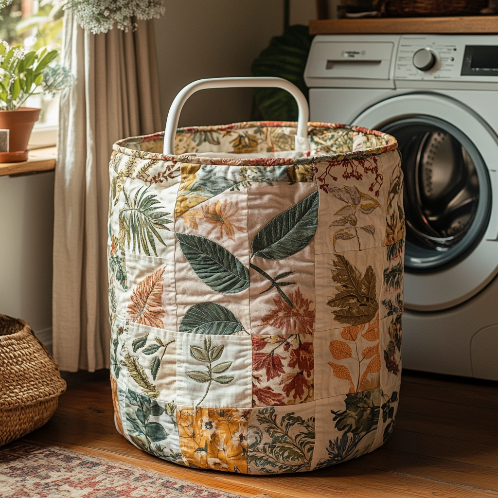 Autumn Leaves Laundry Basket Laundry Gifts, Housewarming Gift Ideas, Mother's Day Gifts