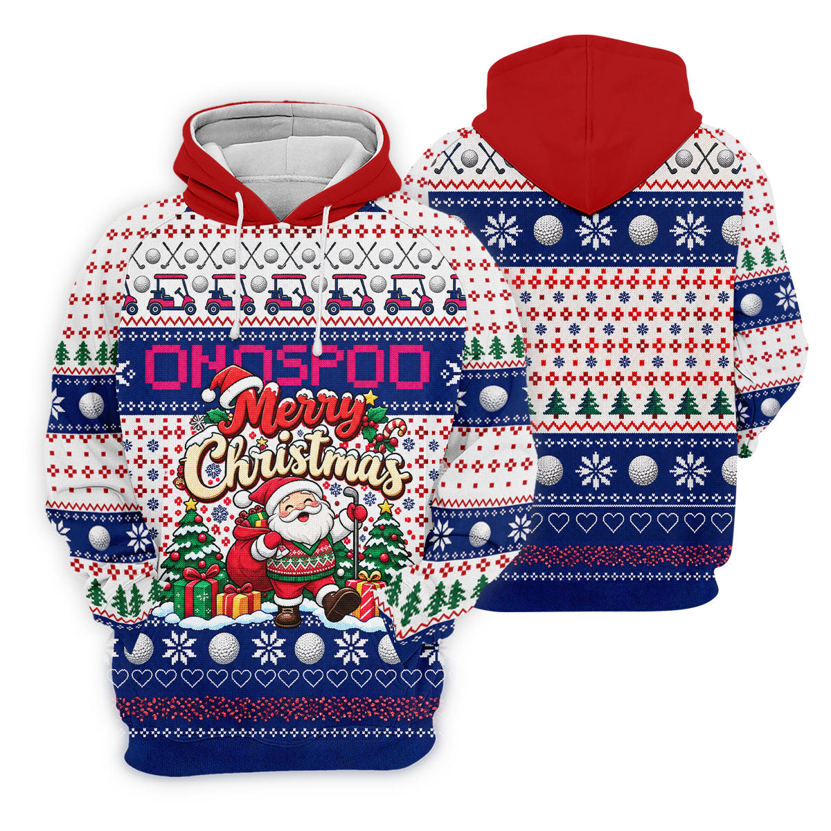 Santa Golf Balls Merry Christmas Golf Shirt, Womens Golf Tops, Ladies Golf Shirts