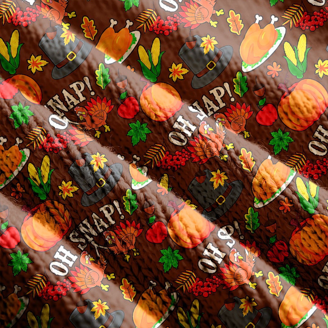 Ugly Christmas Sweater Thanksgiving Oh Snap, Ugly Sweater Party, Christmas Golf Gift