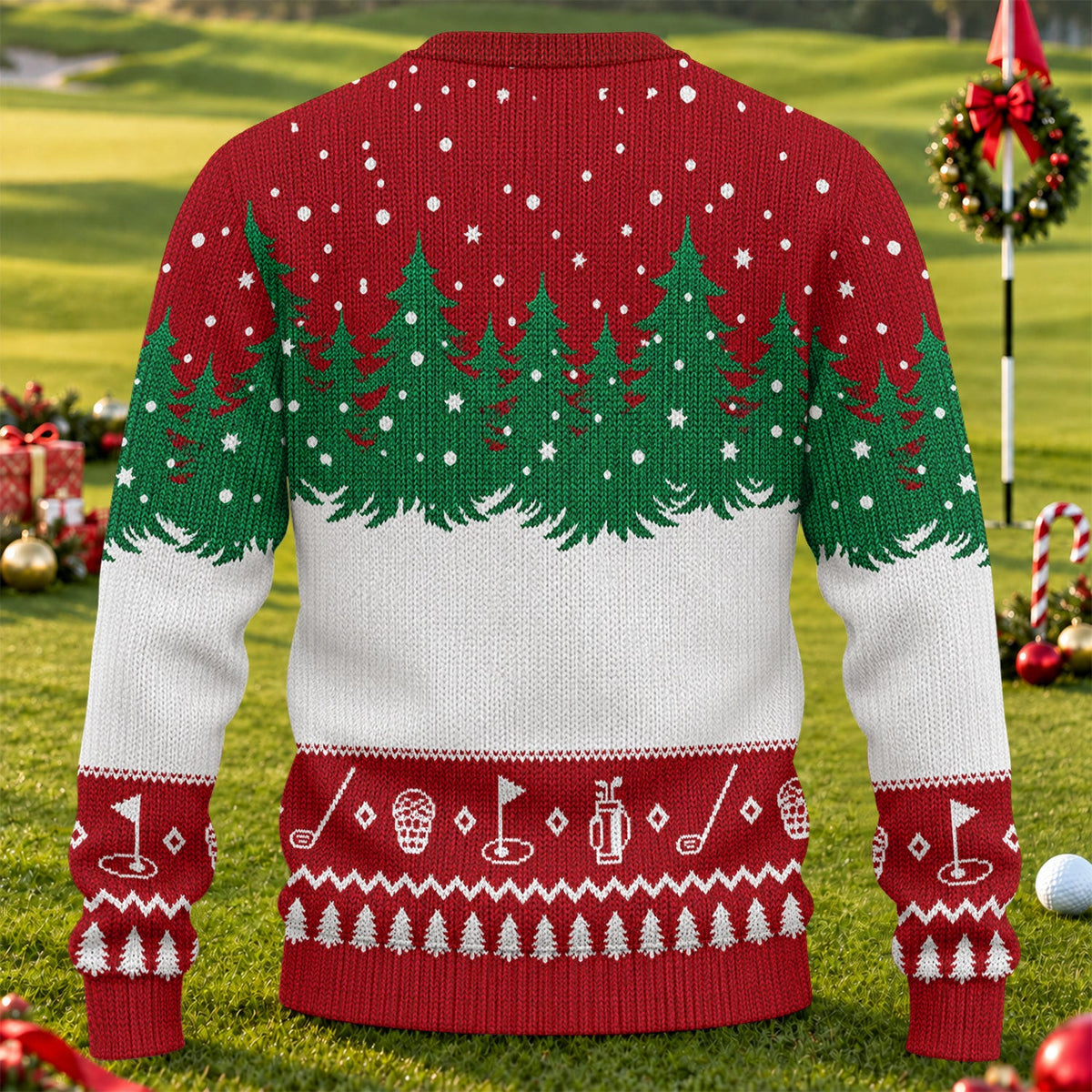 Ugly Christmas Sweater Ho Ho Ho Hole In One, Ugly Sweater Party, Funny Xmas Gift
