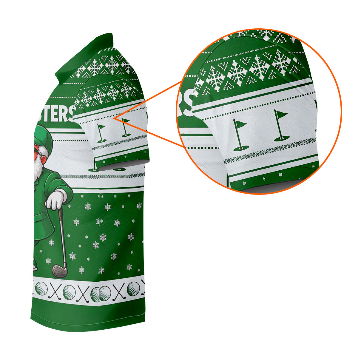 Green Jacket Santa Beer Christmas Golf Shirt, Golf Shirts For Men, Golf Polo For Men