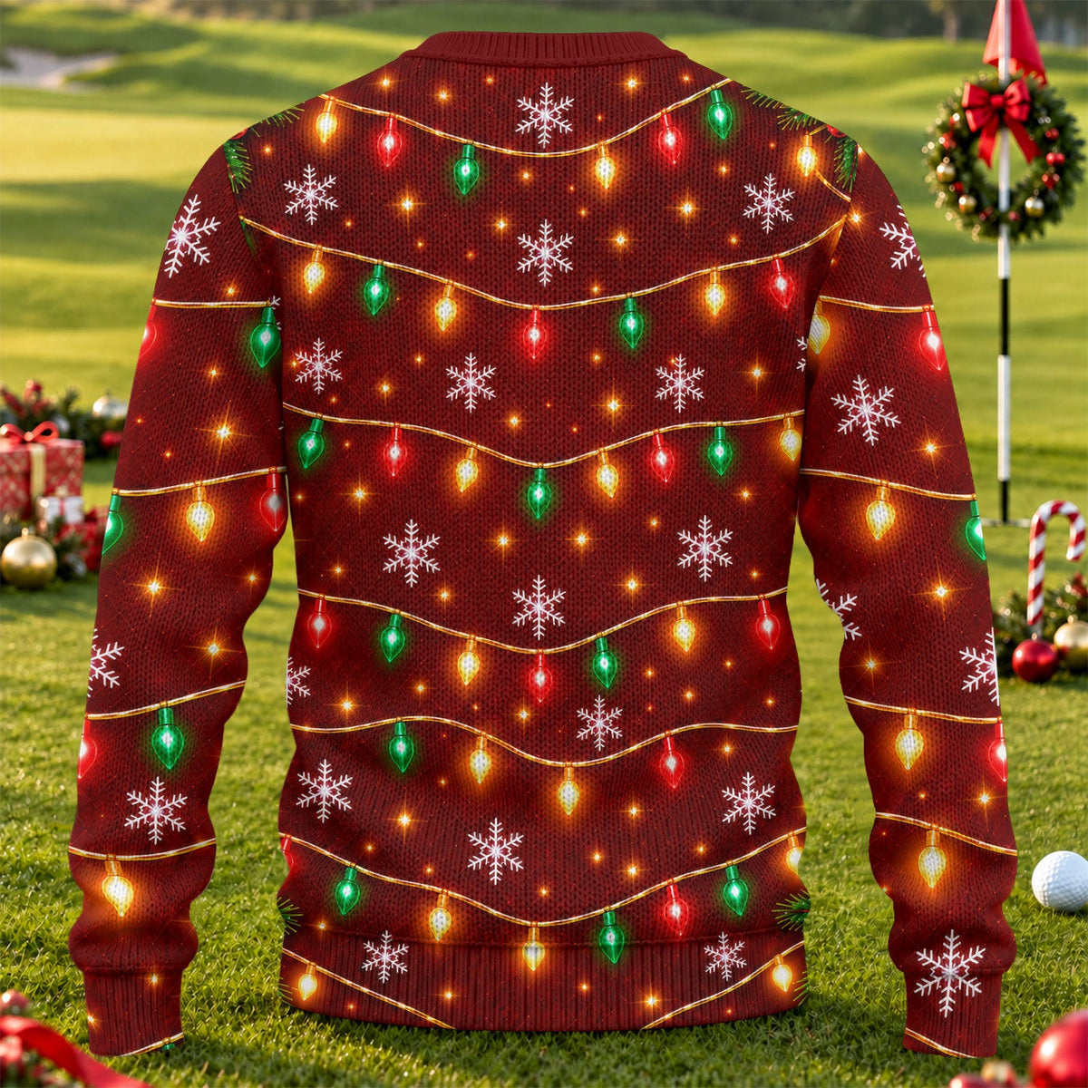 Better Not Putt Santa Ugly Christmas Sweater, Holiday Party Sweater, Golf Lover Gifts