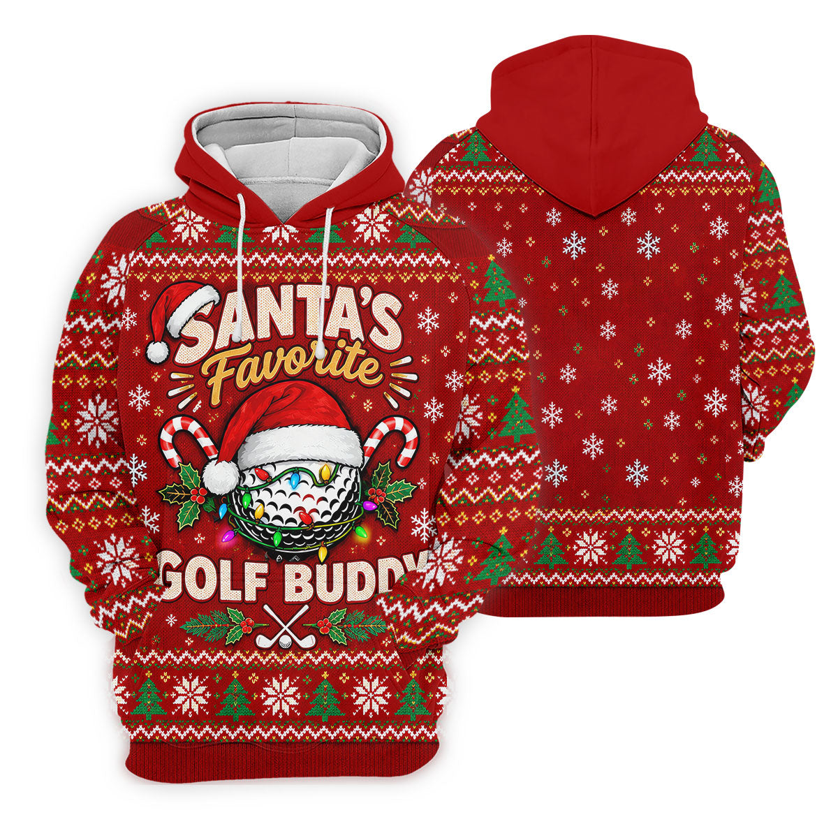 Santa's Favorite Buddy Christmas Golf Shirt, Ladies Golf Apparel, Womens Golf Apparel