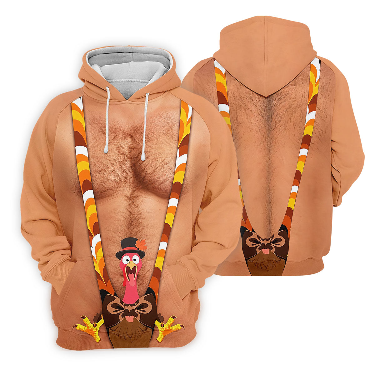 Funny Turkey Suspenders Thanksgiving Golf Shirt, Mens Golf Apparel, Golf Polo For Men