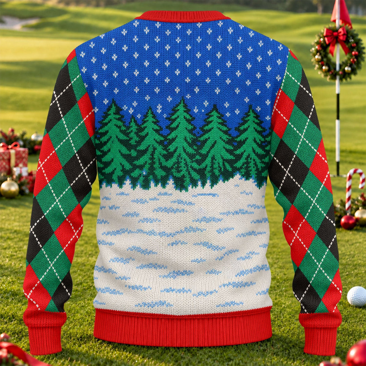 Golf Sucks Santa Ugly Christmas Sweater, Ugly Sweater Party, Funny Christmas Outfit