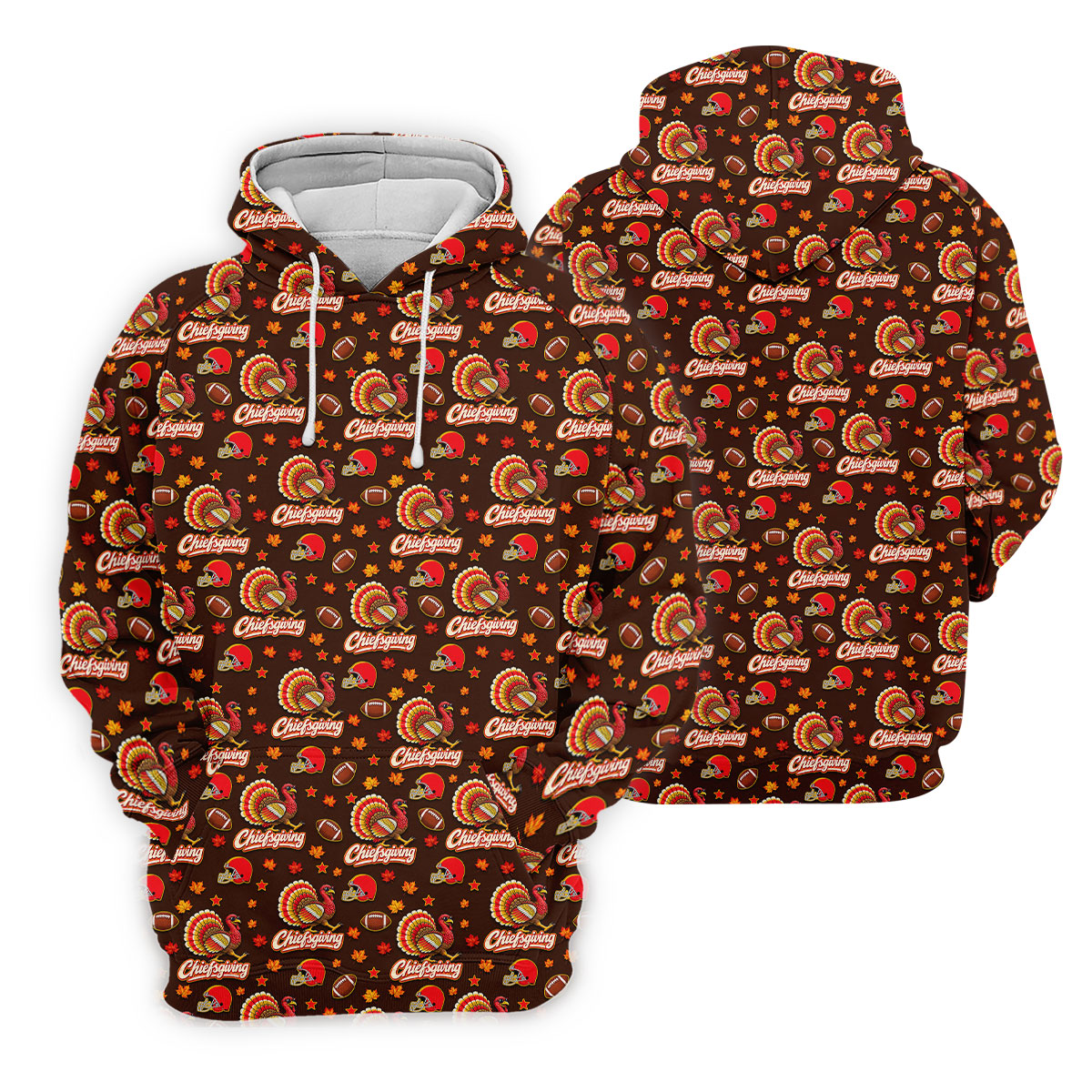 Chiefsgiving Thanksgiving Golf Shirt, Womens Golf Apparel, Golf Shirts For Women