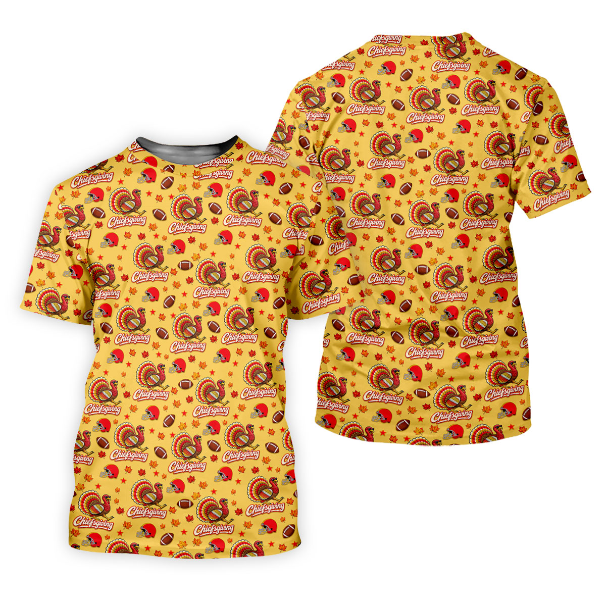Chiefsgiving Thanksgiving Golf Shirt, Golf Shirts For Women, Womens Golf Apparel