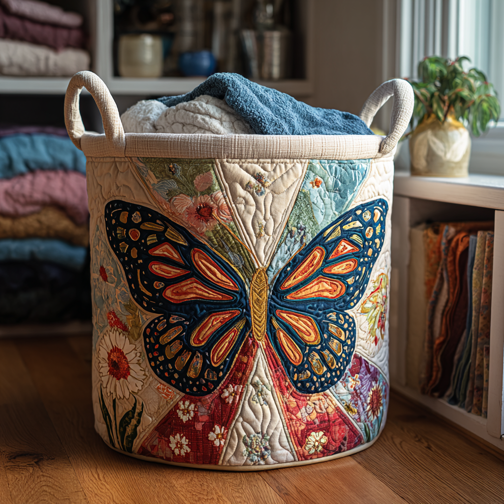 Blossom Flight Laundry Basket Laundry Gifts, Housewarming Gift Ideas, Mother's Day Gifts