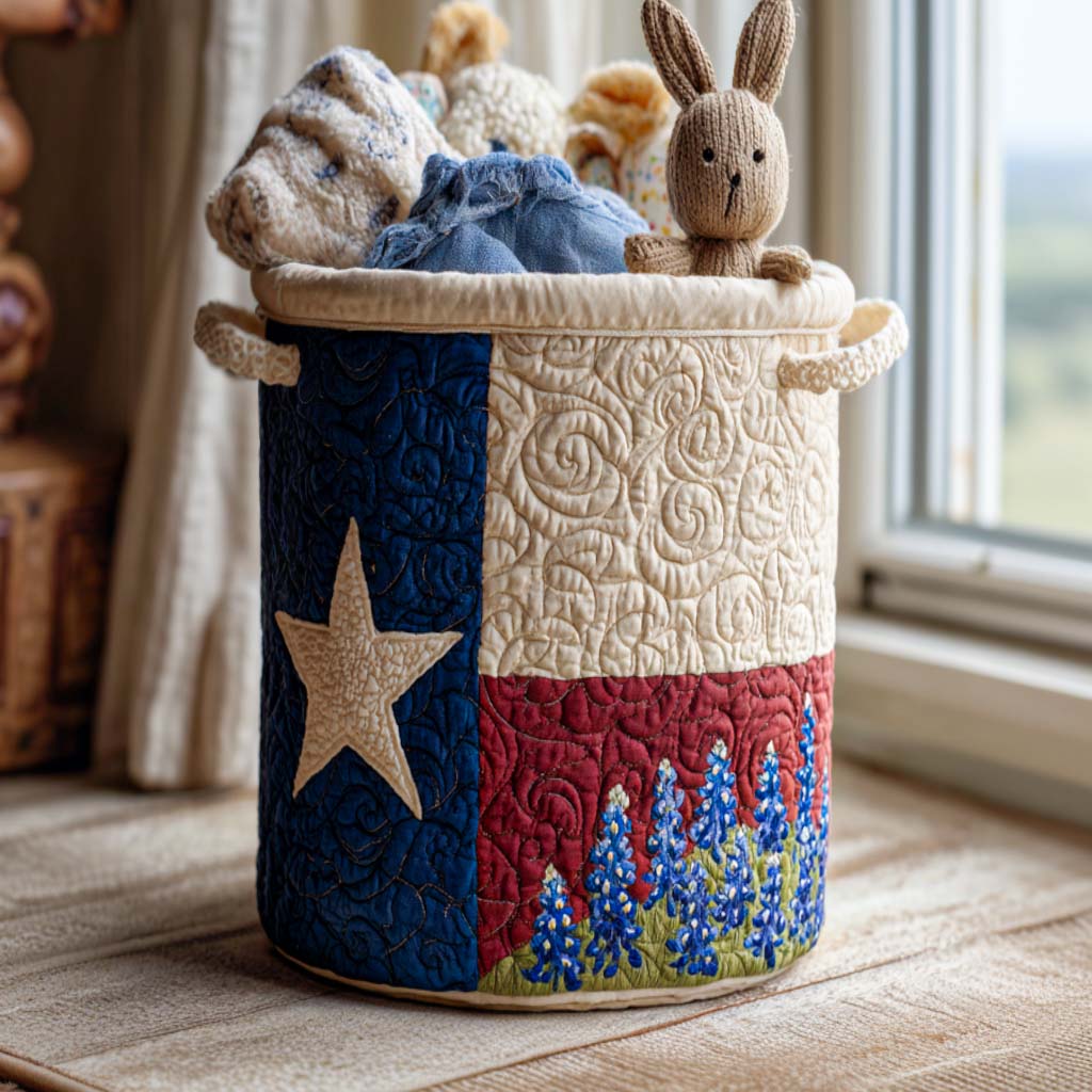 Bluebonnet Breeze Trail Laundry Basket Laundry Gifts, Housewarming Gift Ideas, Mother's Day Gifts