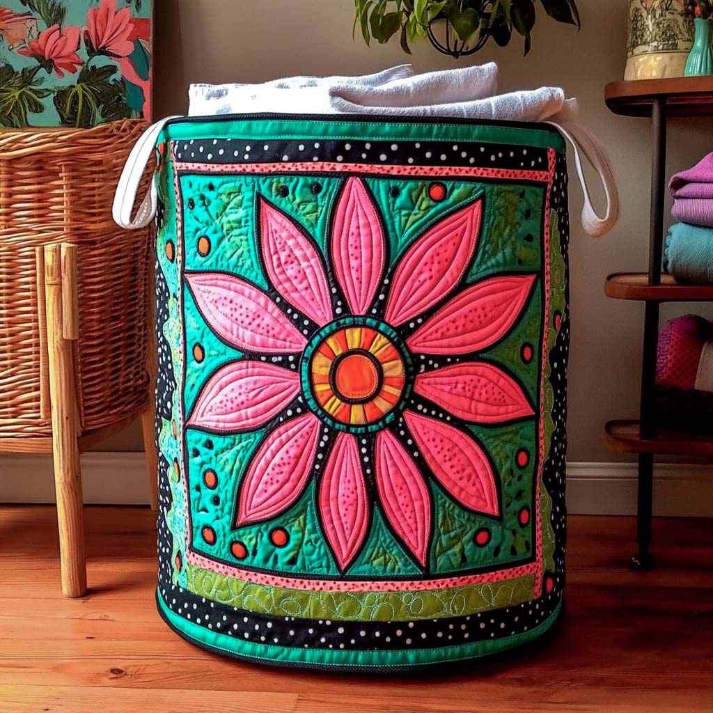 Boho Blossom Laundry Basket Laundry Gifts, Housewarming Gift Ideas, Mother's Day Gifts