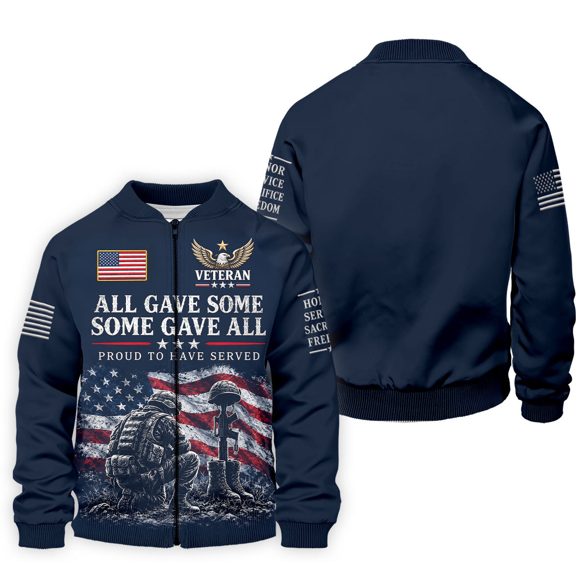 All Gave Some Some Gave All Polo Shirt, Veterans Day Golf Shirt, Golf Shirts For Men