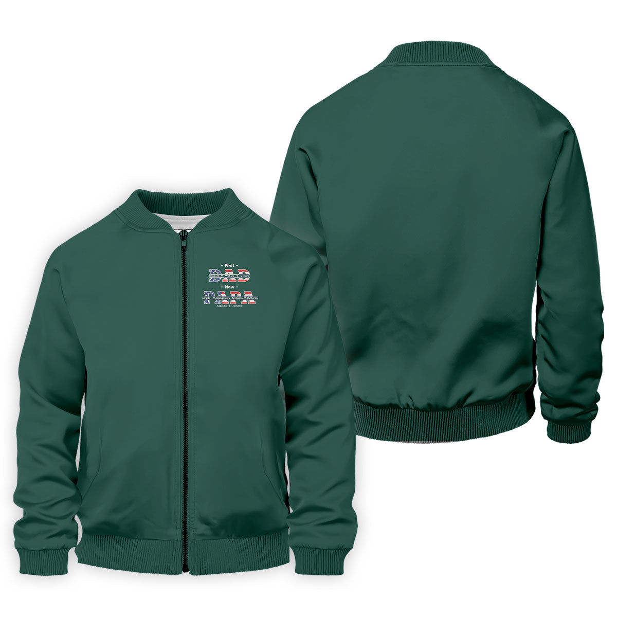 Green First Dad Now Grandpa Golf Polo Shirt, Golf Shirts For Men, Mens Golf Apparel
