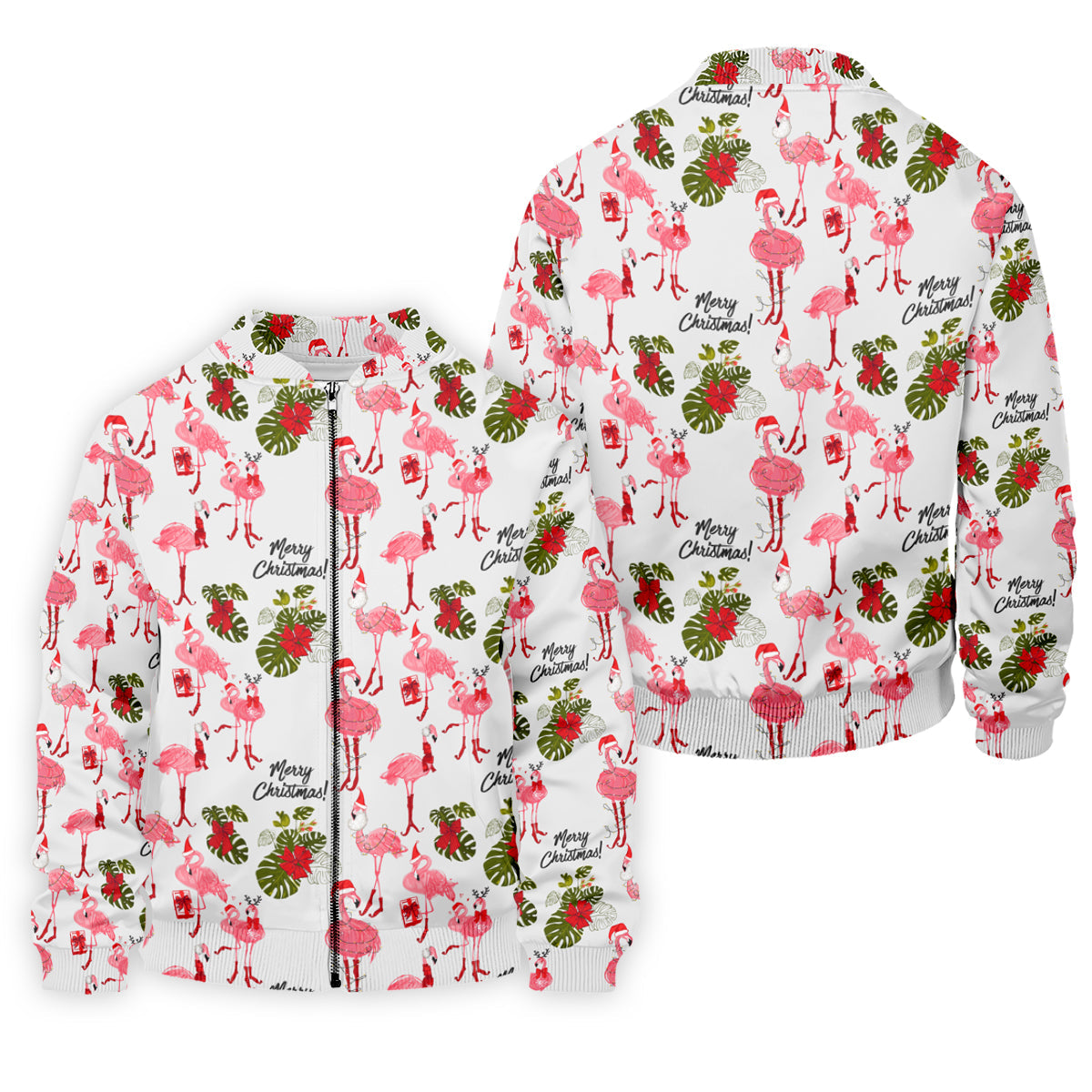 Flamingo Merry Christmas Golf Shirt For Men, Christmas Golf Shirt Polos, Men Golf Apparel