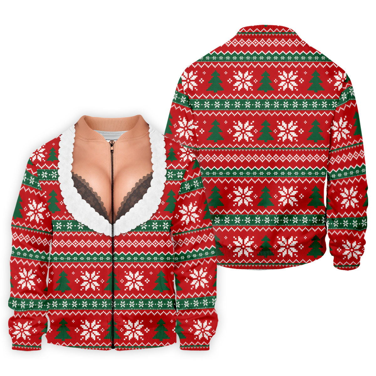 Funny Sexy Cleavage Christmas Golf Shirt, Golf Shirts For Men, Mens Golf Apparel