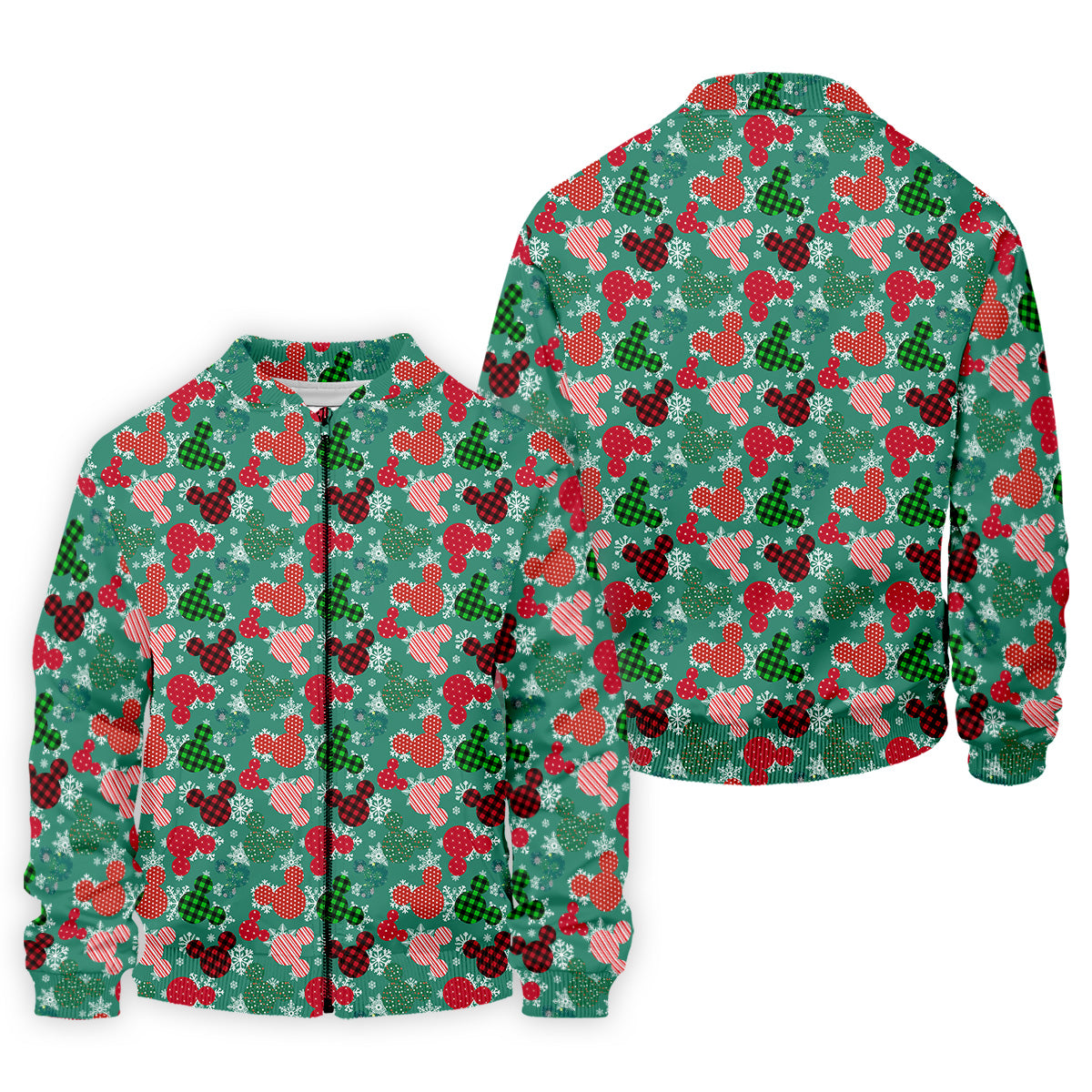 Adorable Cartoon Characters Xmas Golf Shirts, Cute Golf Outfit, Polo Shirts For Men, Christmas Golf Shirt